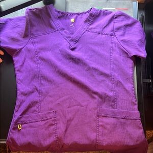 WonderWink Eggplant Top